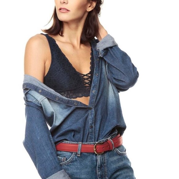 BLUE BRALETTE - Picture 1 of 4